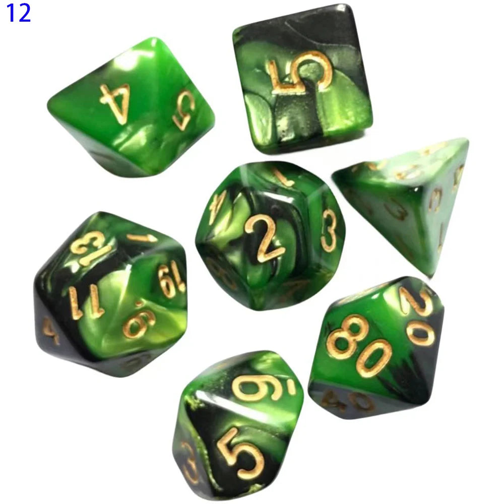 Color Swirl Dice