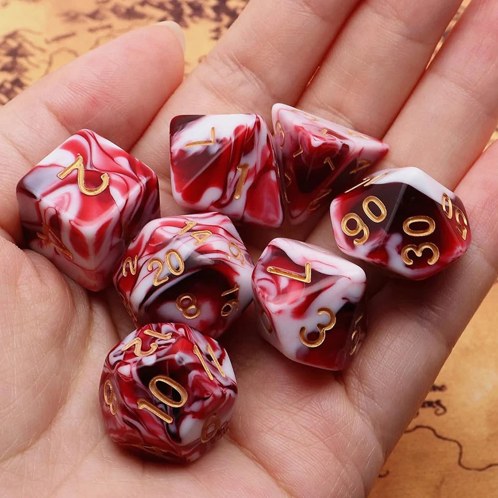 Color Swirl Dice