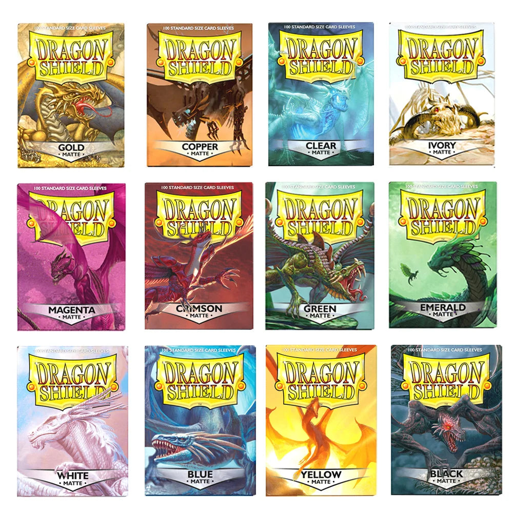 100 PCS/BOX Dragon Shield Matte Card Sleeves