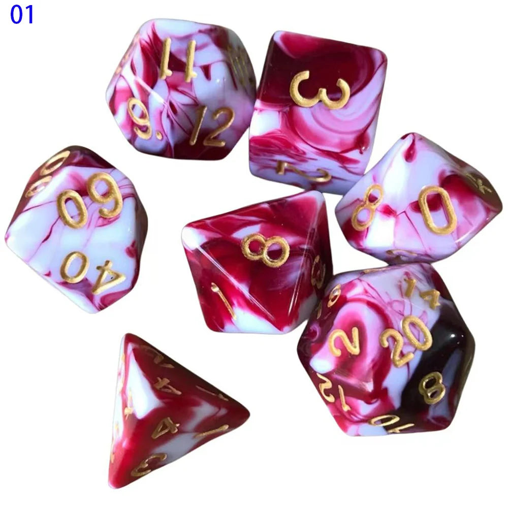 Color Swirl Dice