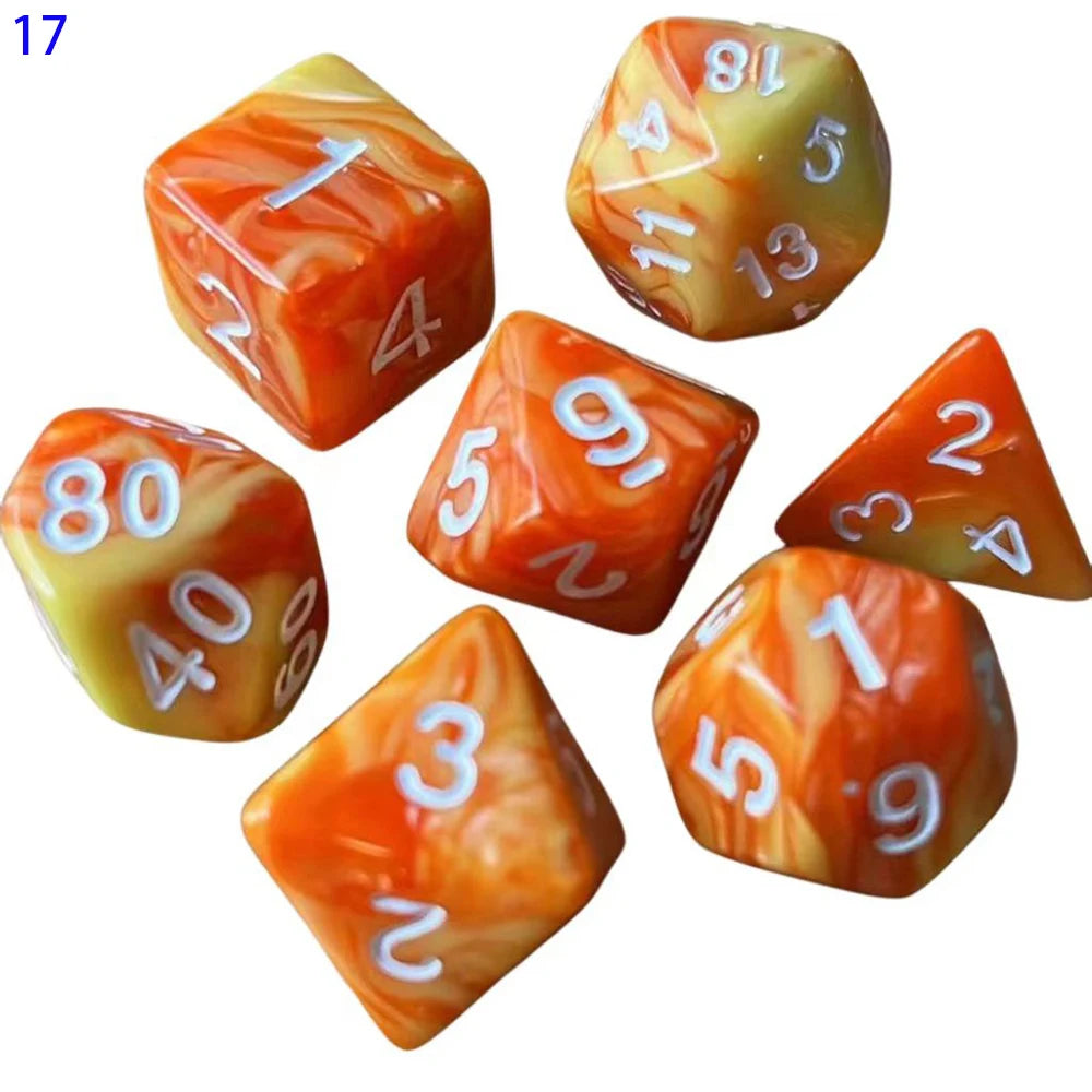 Color Swirl Dice