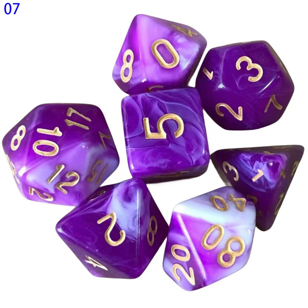 Color Swirl Dice