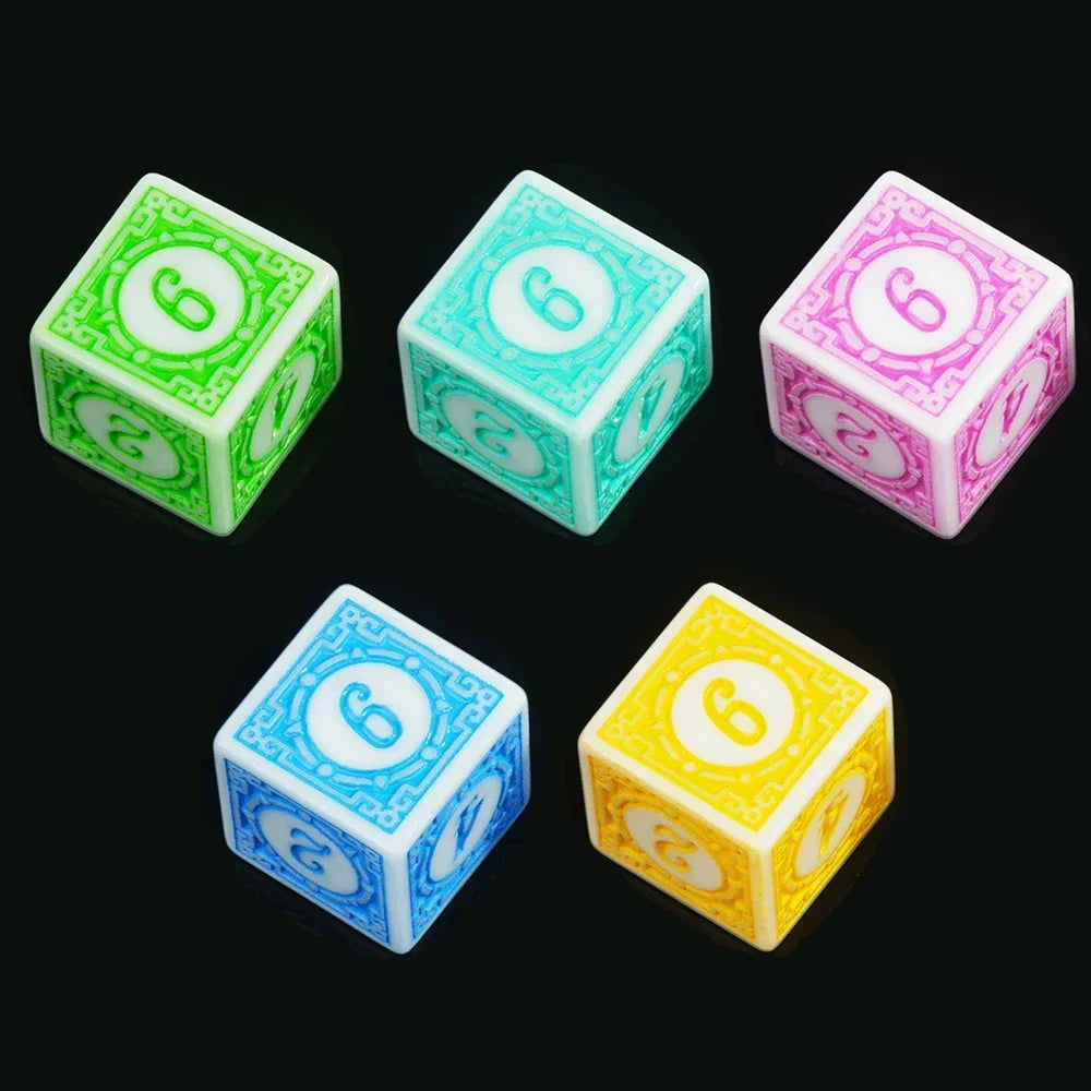 Pastel Colored Dice