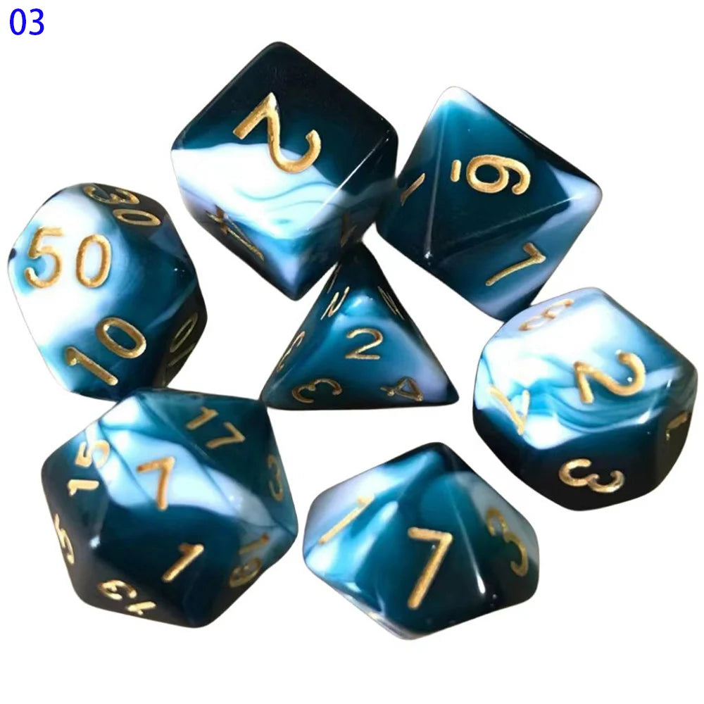 Color Swirl Dice