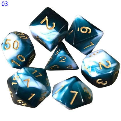 Color Swirl Dice