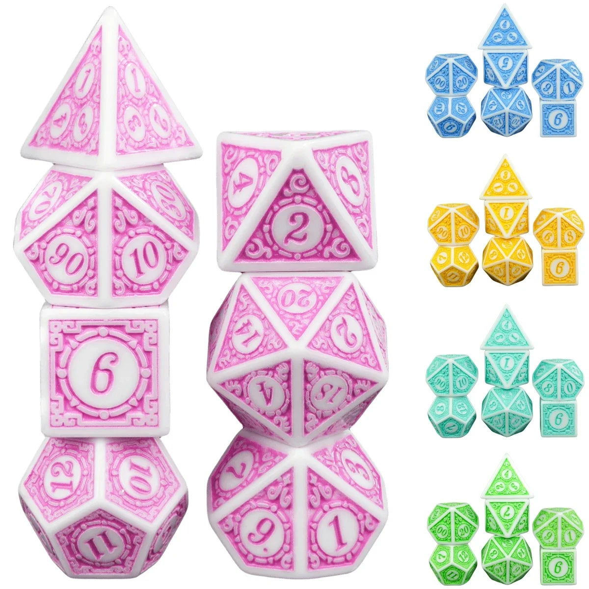 Pastel Colored Dice