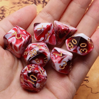 Color Swirl Dice