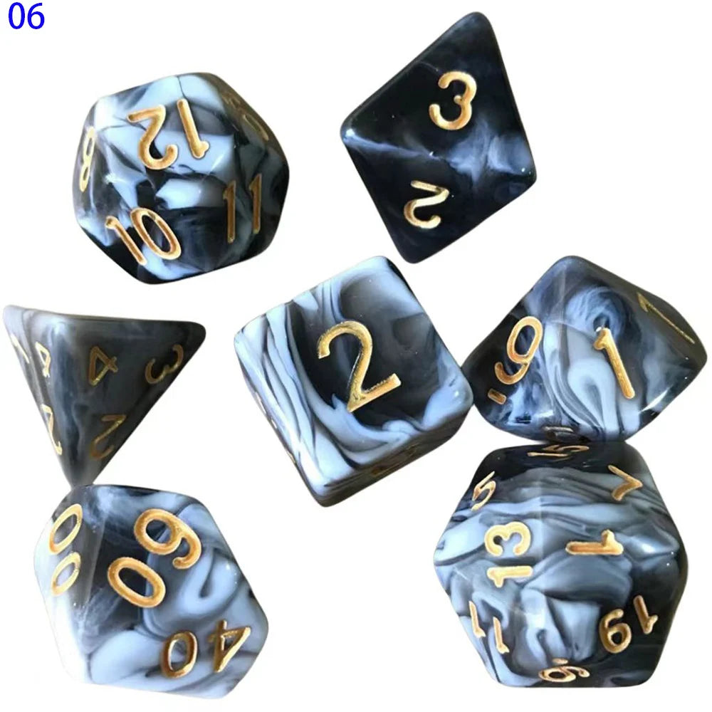 Color Swirl Dice