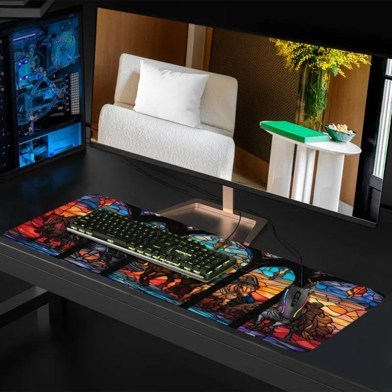 Stained Glass Knights Playmat