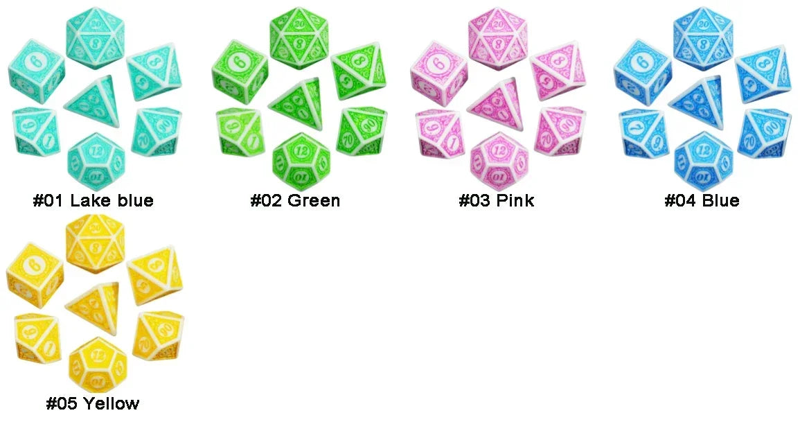 Pastel Colored Dice