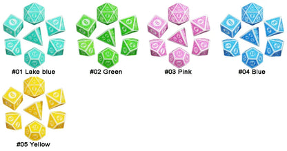 Pastel Colored Dice