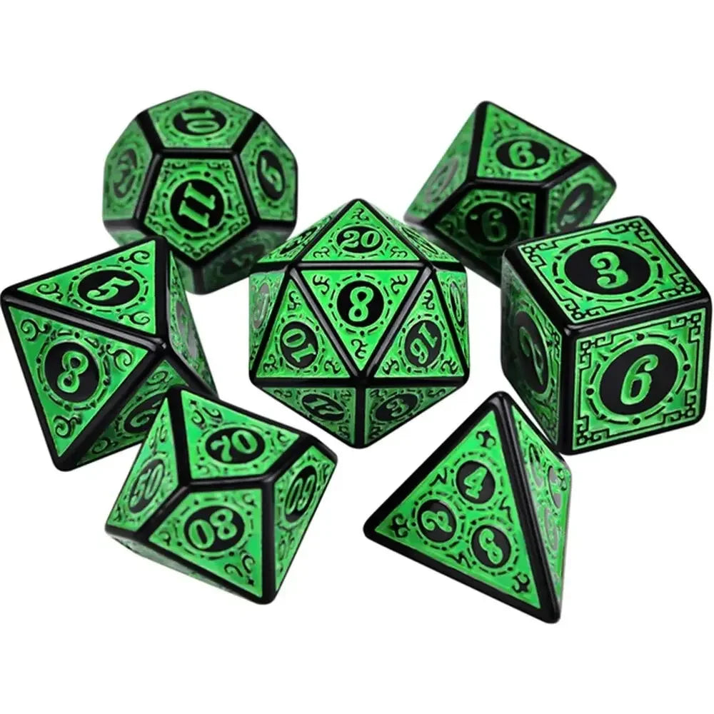 Black Trimmed Dice