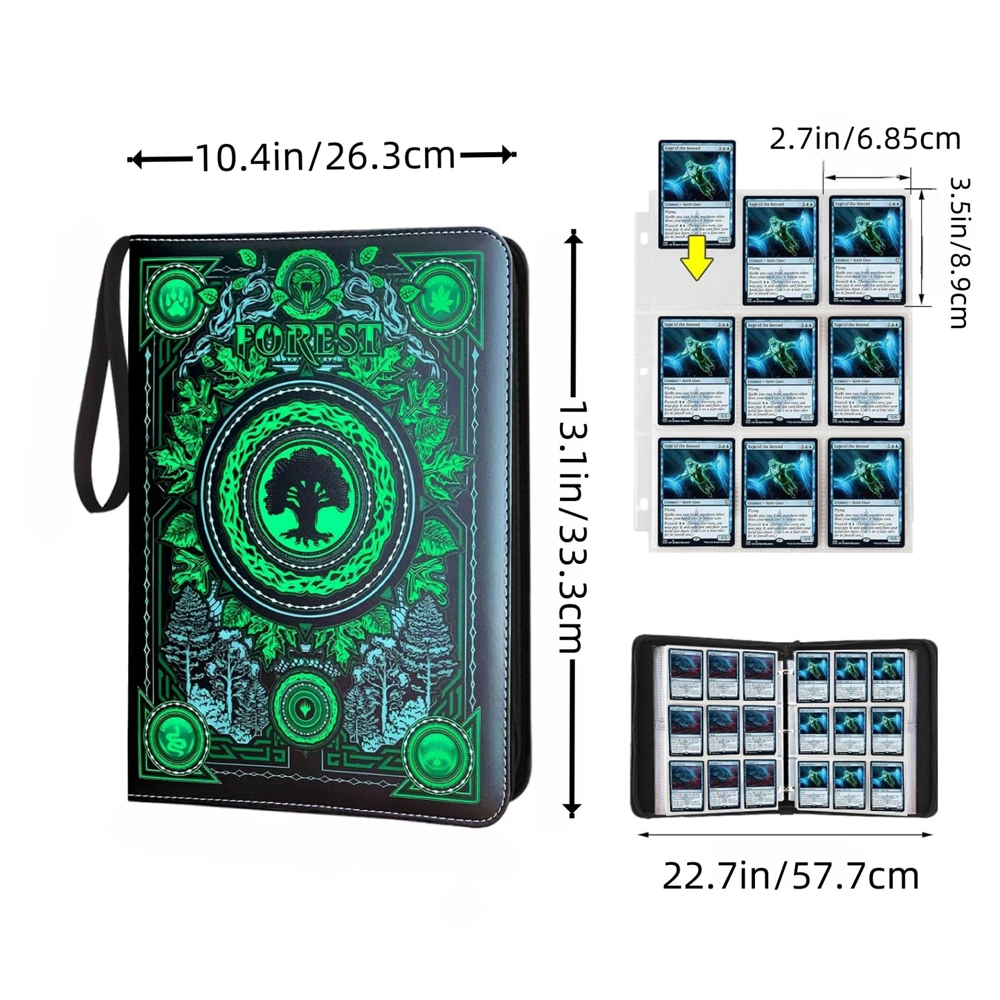 9 Pocket Card Binder