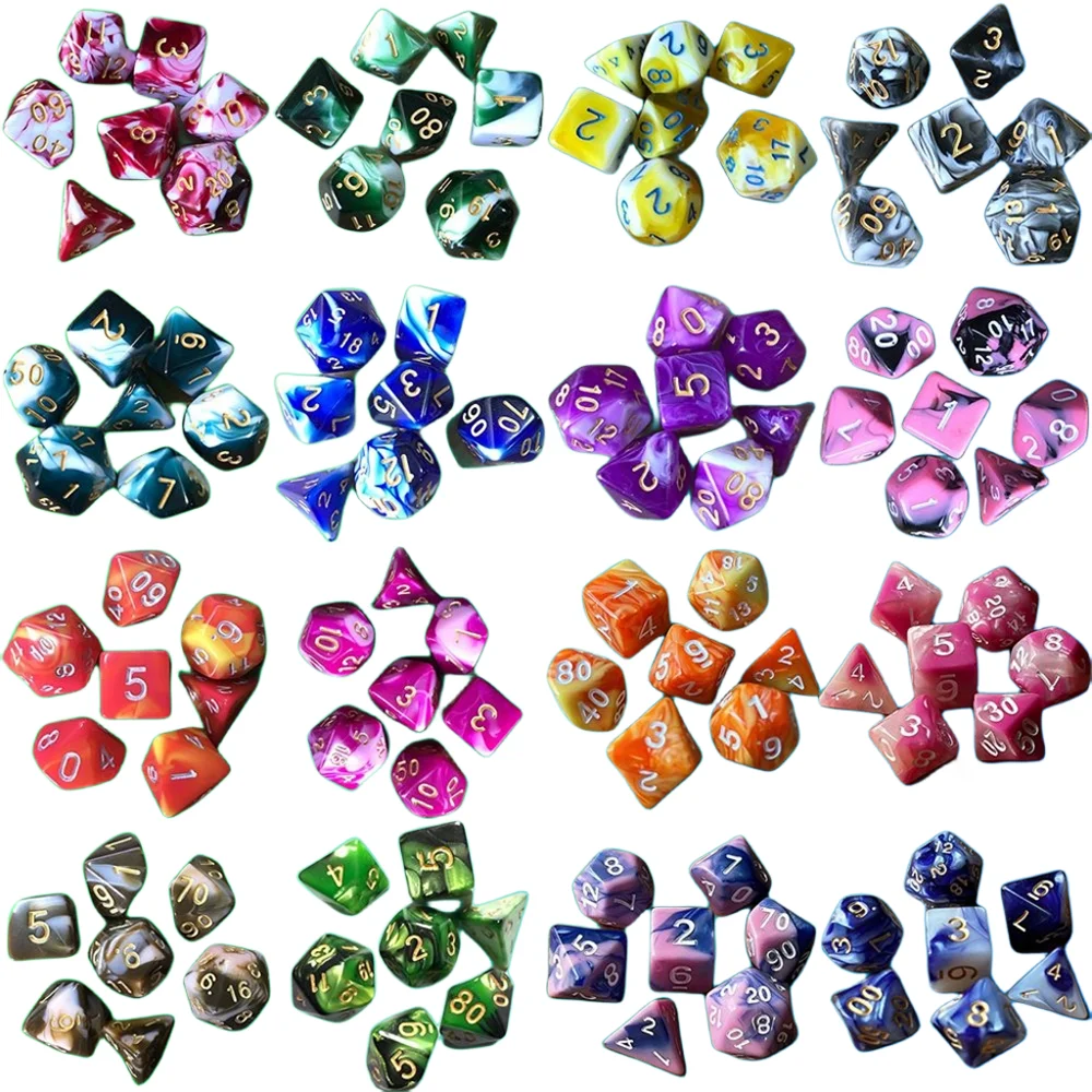 Color Swirl Dice