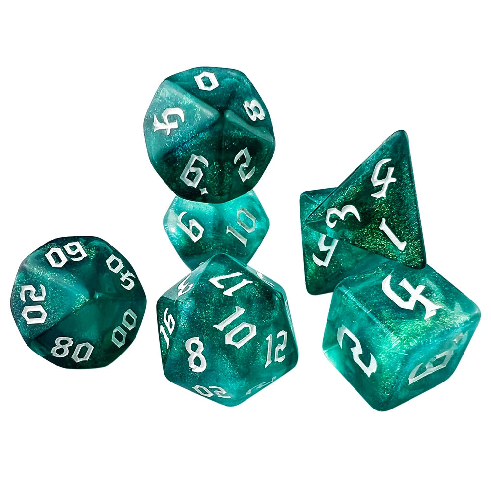 MTG/DND Dice 7pc per set.