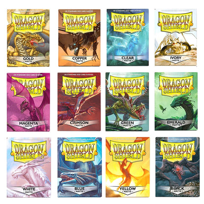 100 PCS/BOX Dragon Shield Matte Card Sleeves