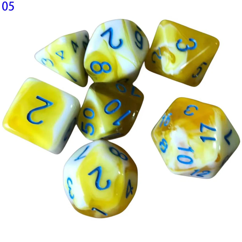 Color Swirl Dice