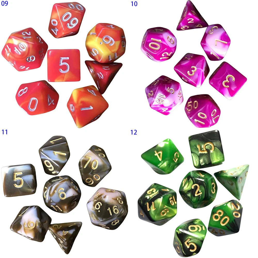 Color Swirl Dice