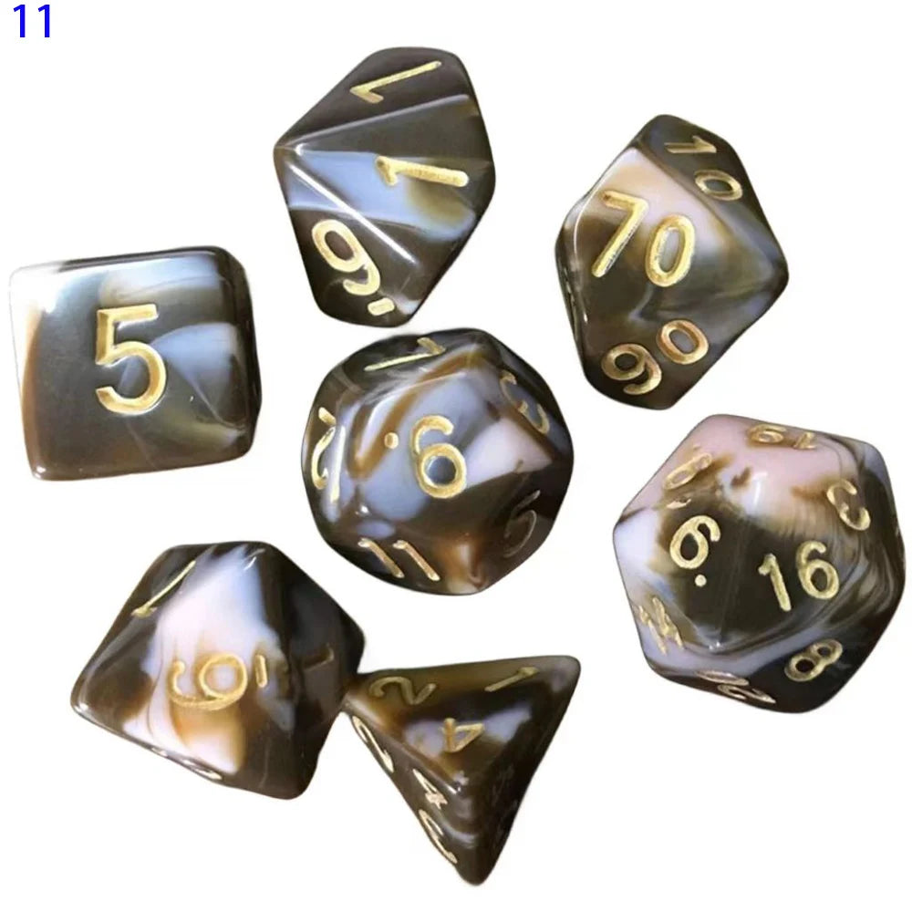 Color Swirl Dice
