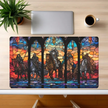 Stained Glass Knights Playmat