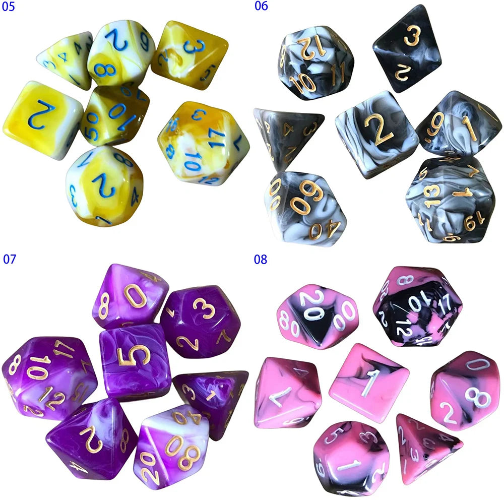 Color Swirl Dice