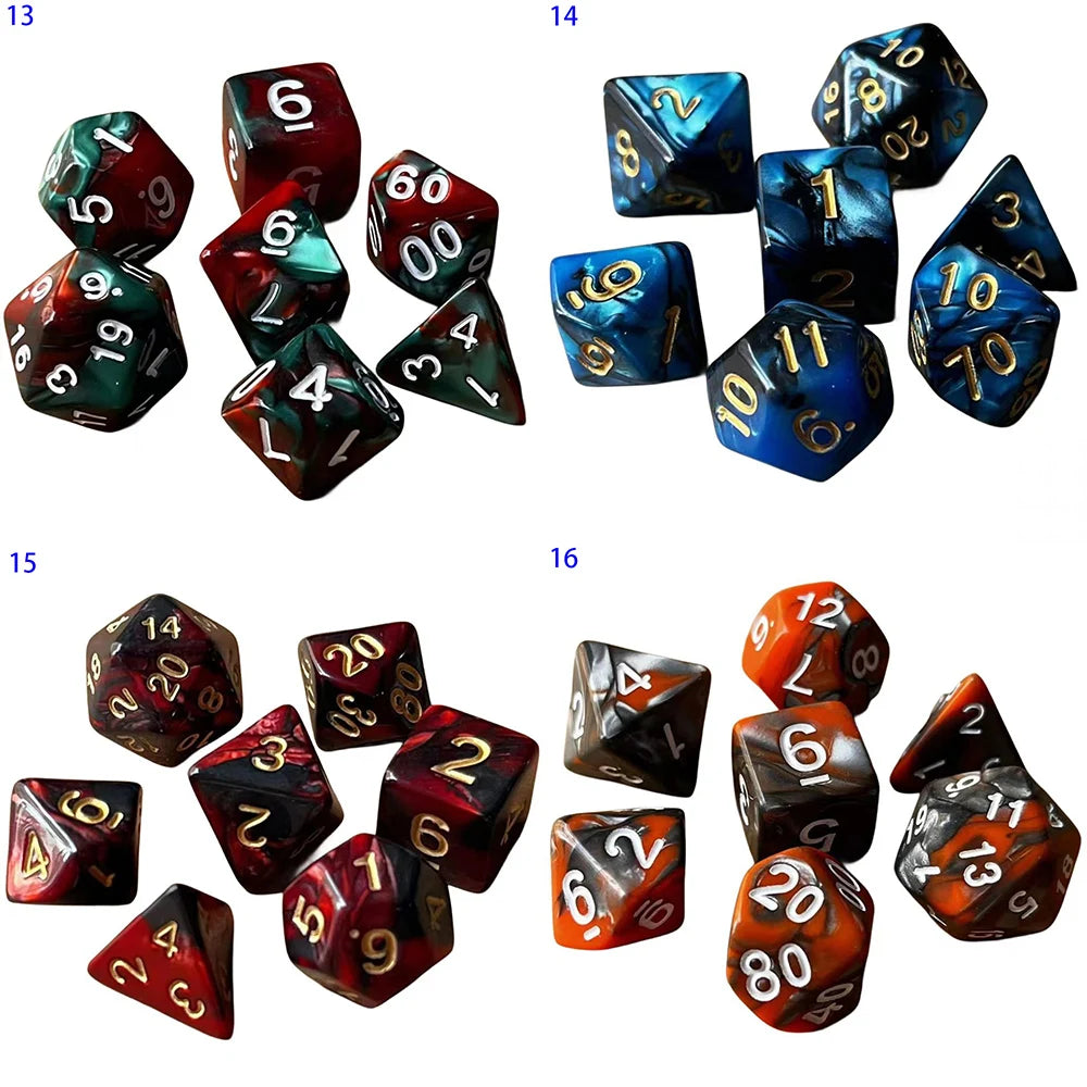 Color Swirl Dice