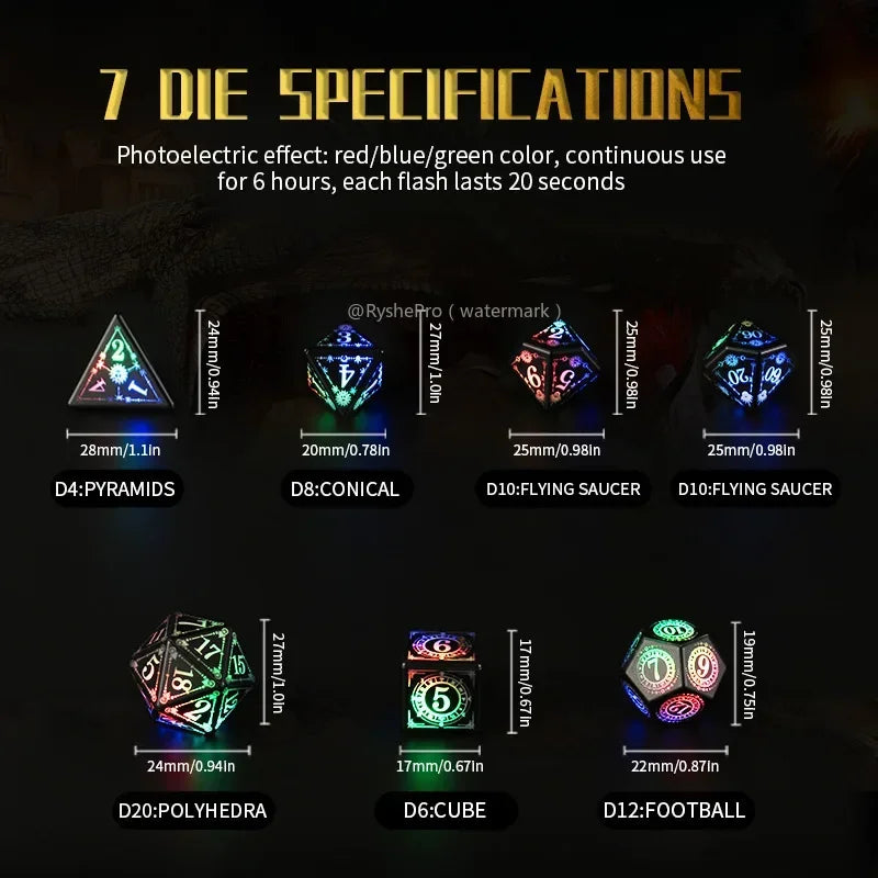 LED Dice Set
