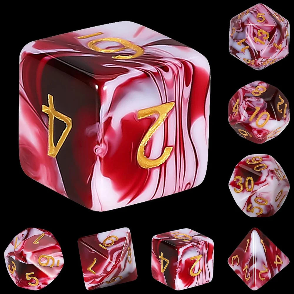 Color Swirl Dice