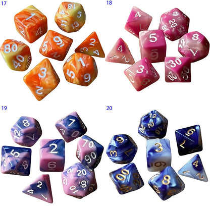Color Swirl Dice