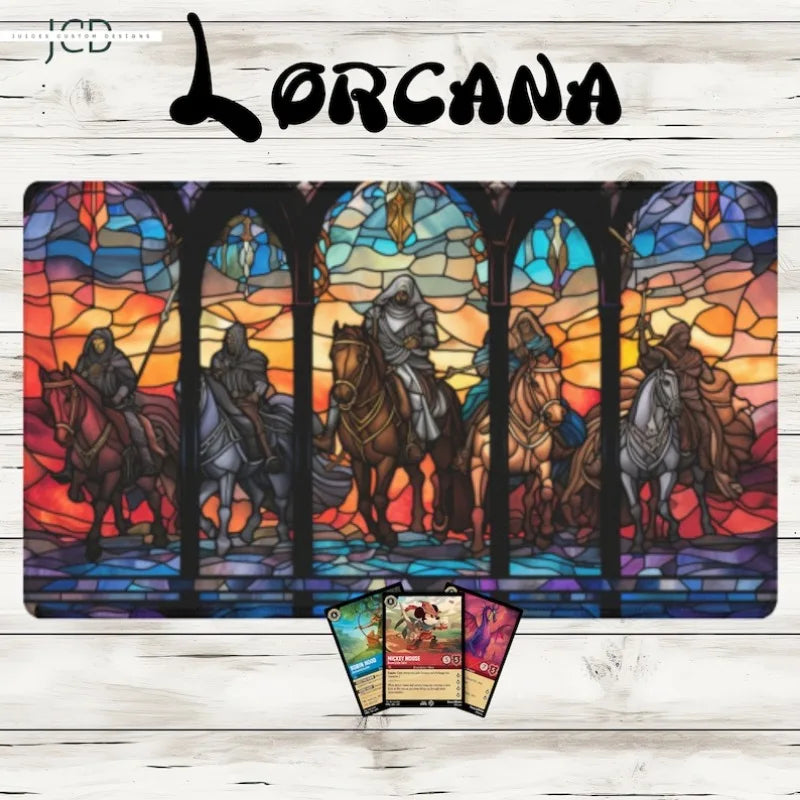Stained Glass Knights Playmat
