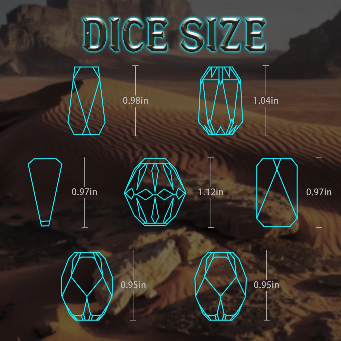 Metal Dice Set