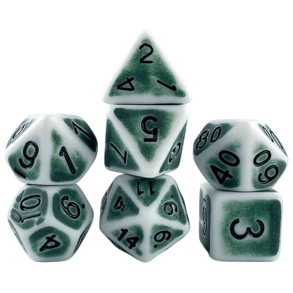 Dice Set DND Board Game Pieces High Quality Acrylic Unique Cool Retro Effect Polyhedral Dice Sets For RPG Board Game Club Party