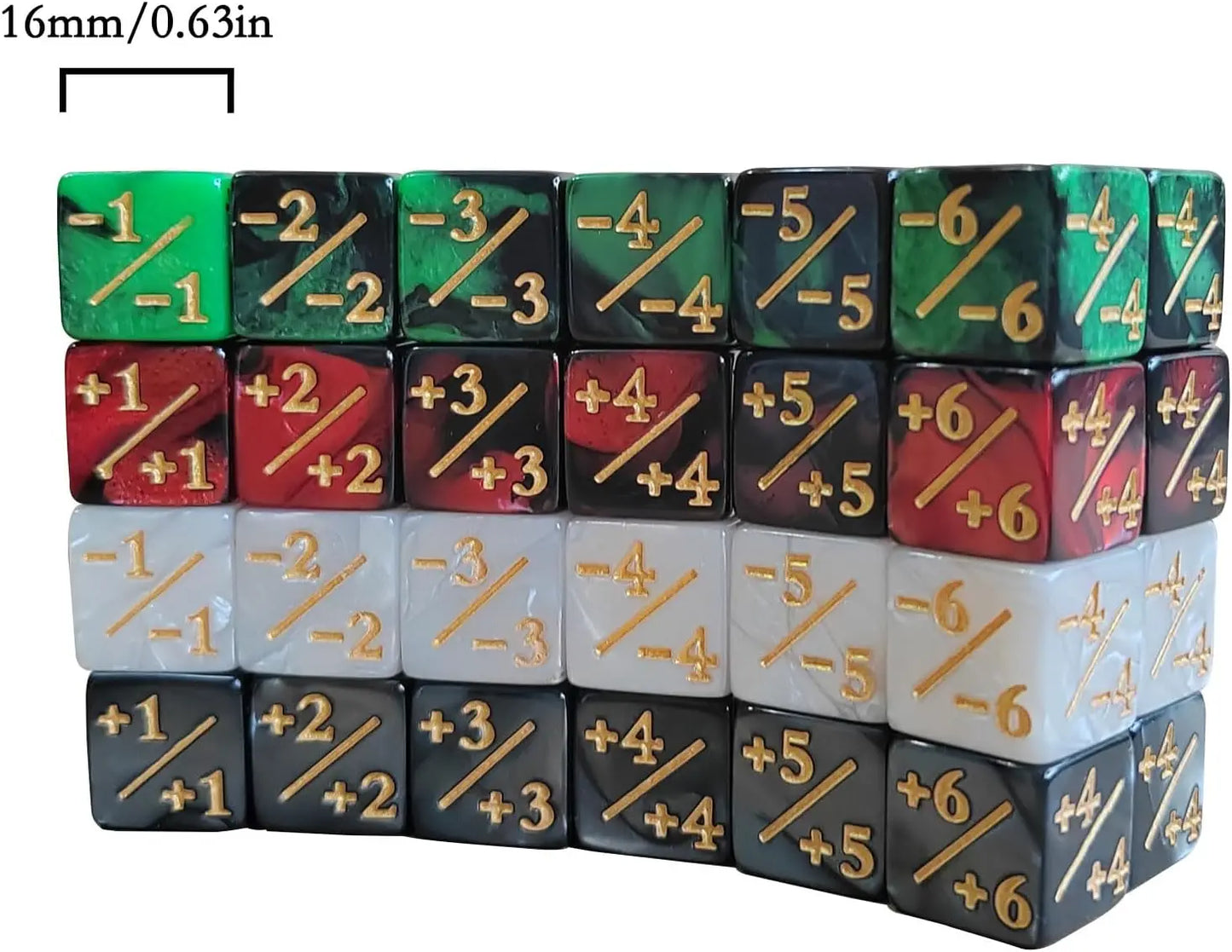 10Pcs Dice counters